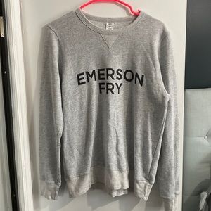 Size small, grey, Emerson fry sweatshirt
